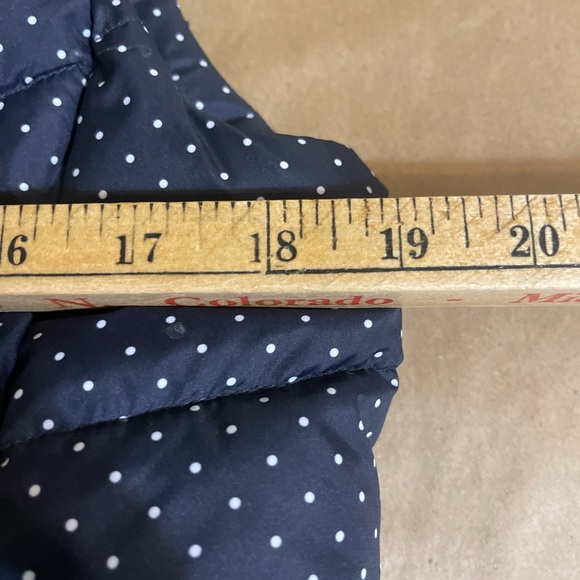 NWOT GAP Warmest Vest Marine Blue Dot | Medium - Picture 7 of 12